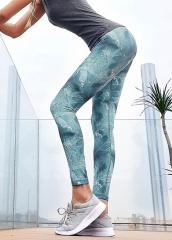 High Waist Sublimation Workout Women Yoga Pants Leggings