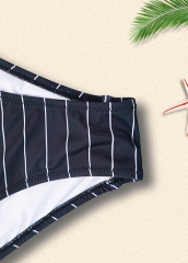 Kids Swimwear Strip One-Piece Tassels Bikini Set Swimsuit Bathing Suit