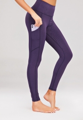Purple crocodile pattern yoga pants fitness clothing manufacturer yoga leggings wholesale