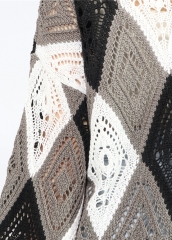 Fashion Pattern Design Sexy Handmade Crochet Knit Ladies Sweater