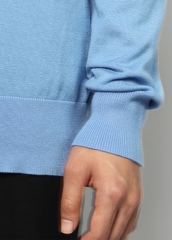 Solid Color Long Sleeve Sweatshirt O-Neck Cotton Men′ S Sweater