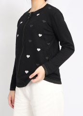 Baseball Jacket Women's clothing autumn and winter new style temperament leisure jacket cardigan top fashion