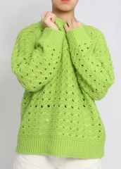 China Wholesale Custom Sweaters Ladies Fashion Clothing Apparel Wool Knitwear Cardigan Sweatshirts Women Hoodies Sweater