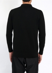 Winter Pure Color Casual Sweatshirt Fashion Men′s Clothing Long Sleeve Hoody Leisure Sweater