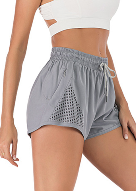 OEM/ODM Yoga Wear Woman Sports Short Gym Fitness Shorts with Phone Pocket