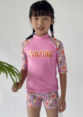 Wholesale Customize Children's Swimwear Two Piece Cute Cartoon Swimsuit