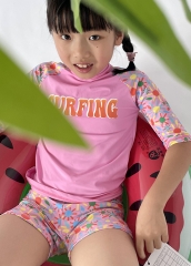 Wholesale Customize Children's Swimwear Two Piece Cute Cartoon Swimsuit