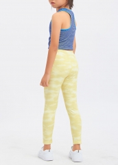 Hot Selling Fitness Sport Custom Print Children Activewear Kids Yoga Pants For Girl