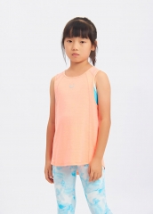 Recycled Fabric Lightweight Breathable Fashion Girl's Sleeveless T Shirt Tank Top