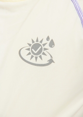 Light Fast Drying UV Resistant Girls Long Sleeve T-shirt Custom