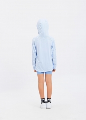 2023 New Outdoor Children's Sports Wear SPF50+ Hooded Sunscreen Coat for Children