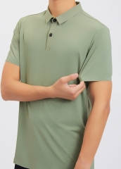 Mens Solid Color Polo Shirt Golf T Shirts Customize Custom Logo