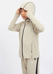 Boys Sports Jacket Anti UV Breathable Sunscreen Coat Hooded Sweatshirt