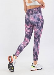 New Style Fashion Tie Dye Leggings For Women With Pockets