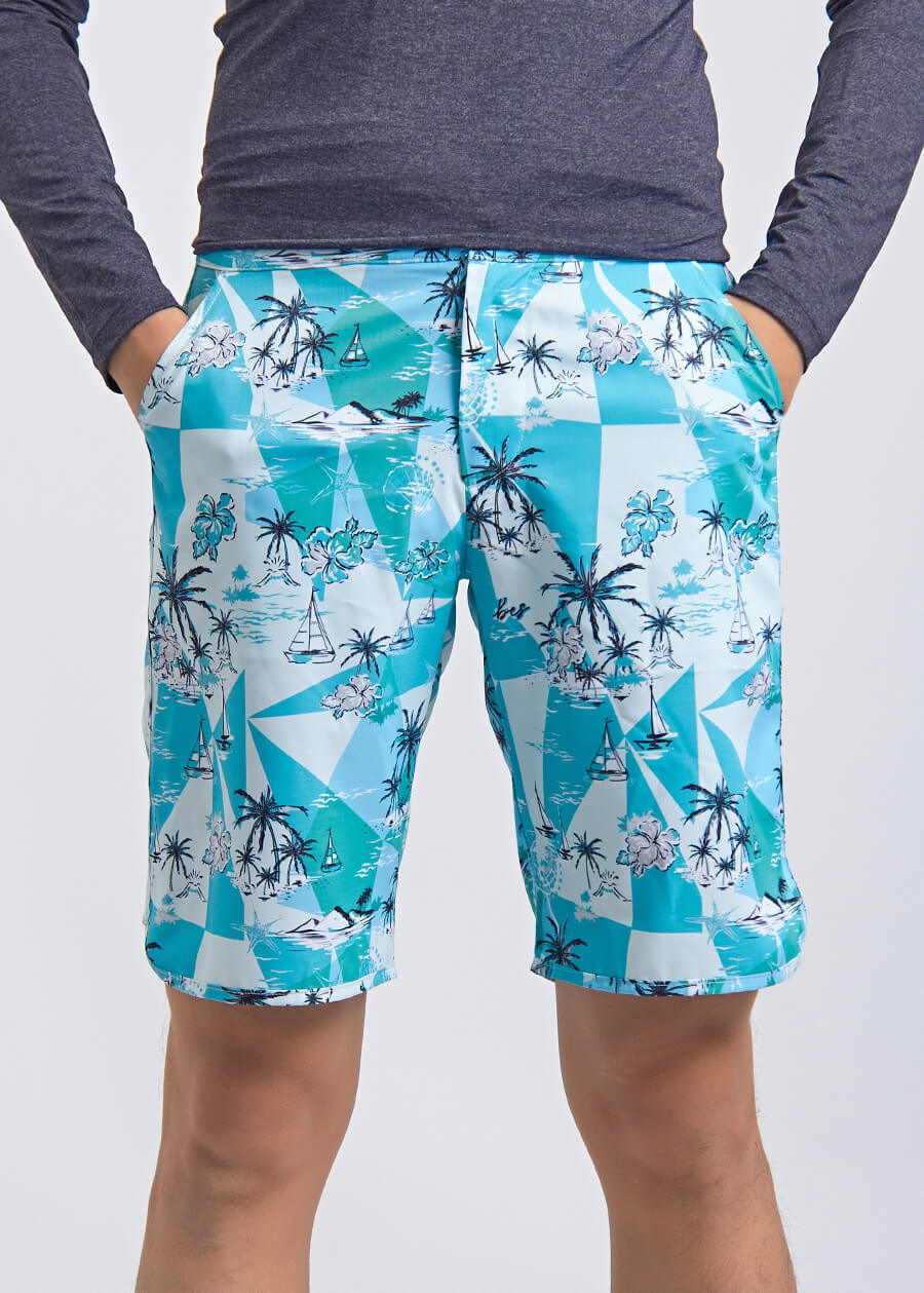 Men's Beach Pants Sublimation Quick Drying Swimming Trunks OEM
