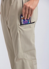 Custom Khaki Woven Breathable Men's Casual Sweatpants Cargo Pants