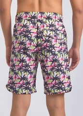 Printing Pocket Fashion Holiday Beach Sportswear Men's Shorts Beach Wear Swim Trunks