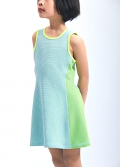 Children Athletic Wear Quick-Drying Jacquard Weave Girls Tennis Dress Clothing Sports Wear