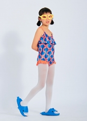 Fitness Training Beachwear Cute 1 Piece UV Protect Swimsuits For Kids Girls 10 12 Years