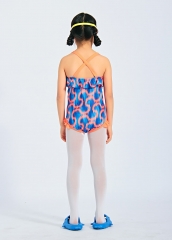 Fitness Training Beachwear Cute 1 Piece UV Protect Swimsuits For Kids Girls 10 12 Years