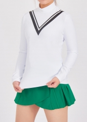 New Tennis Golf Clothing Sets Long Sleeves Top and Tennis Skirts
