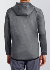 Wholesale Fitness Clothing Full Zip Up Hoodie Plus Size Men's Hoodies Sweatshirts