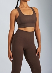 2 Piece Sportswear Suit Quick Dry Elastic Gym Fitness Yoga Set OEM